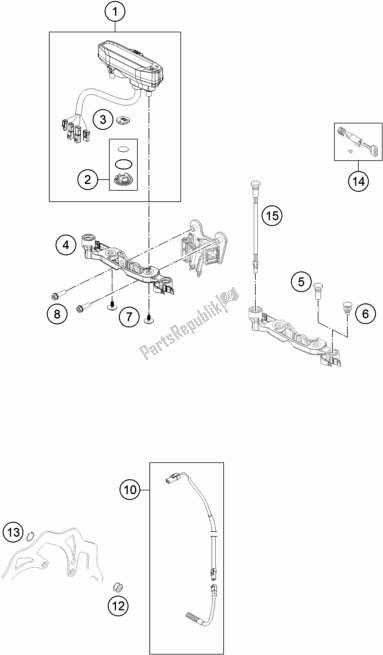 All parts for the Instruments / Lock System of the KTM 300 EXC TPI Erzbergrodeo EU 2020