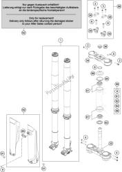 forcella anteriore, pinza tripla