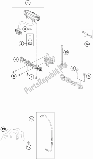 Toutes les pièces pour le Instruments / Système De Verrouillage du KTM 300 EXC TPI EU 2020