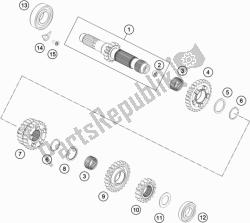 transmissie i - hoofdas