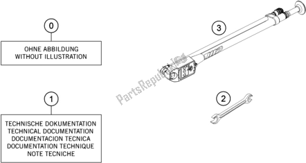 All parts for the Seperate Enclosure of the KTM 300 XC TPI US 2020