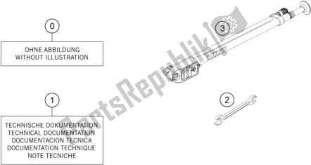 All parts for the Accessories Kit of the KTM 300 XC US 2017