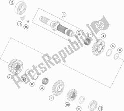 TRANSMISSION I - MAIN SHAFT