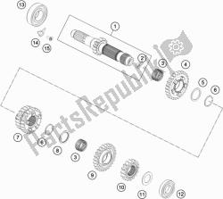 transmissie i - hoofdas