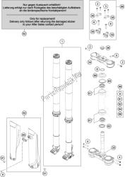 FRONT FORK, TRIPLE CLAMP