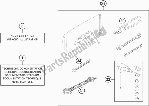 All parts for the Seperate Enclosure of the KTM 300 XC-W TPI Erzbergrodeo US 2021