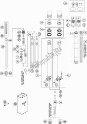 forcella anteriore smontata