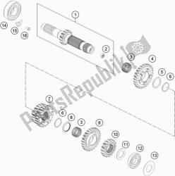 TRANSMISSION I - MAIN SHAFT