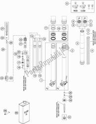 FRONT FORK DISASSEMBLED