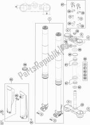 FRONT FORK, TRIPLE CLAMP