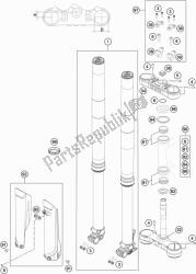 FRONT FORK, TRIPLE CLAMP