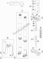 forcella anteriore, pinza tripla