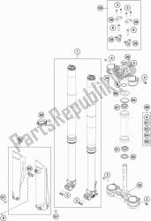 forcella anteriore, pinza tripla