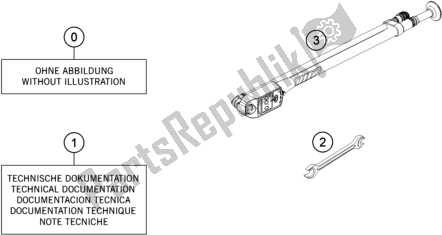 All parts for the Seperate Enclosure of the KTM 350 SX-F US 2017