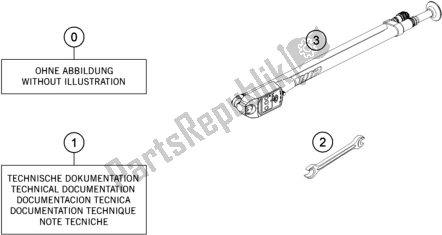 All parts for the Seperate Enclosure of the KTM 350 SX-F US 2018