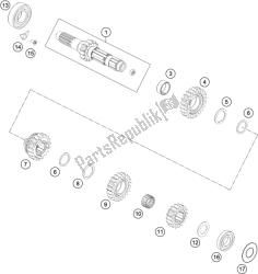 transmissie i - hoofdas