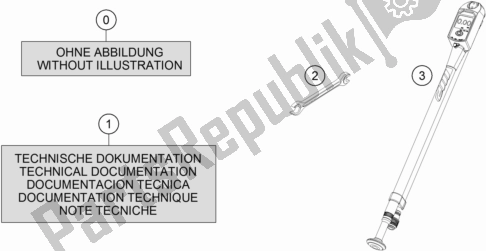 Alle onderdelen voor de Accessoireset van de KTM 350 XC-F US 2017
