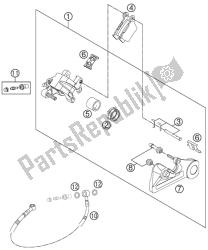 pinza freno posteriore