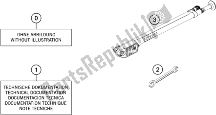 All parts for the Seperate Enclosure of the KTM 350 XC-F US 2018