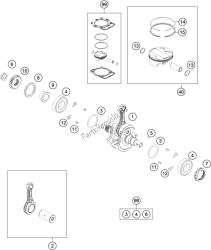 CRANKSHAFT, PISTON