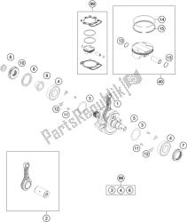 CRANKSHAFT, PISTON