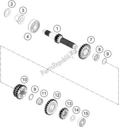 transmissie i - hoofdas