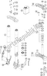 FRONT FORK, TRIPLE CLAMP