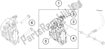 Toutes les pièces pour le étrier De Frein Avant du KTM 390 Adventure,white-B. D. 2020