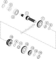 transmissie i - hoofdas