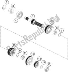 TRANSMISSION I - MAIN SHAFT