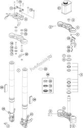 FRONT FORK, TRIPLE CLAMP