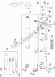 forcella anteriore, pinza tripla