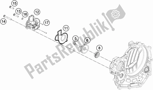 Tutte le parti per il Pompa Dell'acqua del KTM 450 Rally Factory Replica 2019