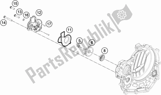 Toutes les pièces pour le Pompe à Eau du KTM 450 Rally Factory Replica 2020
