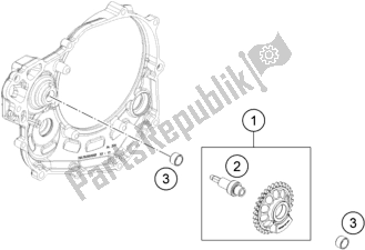 Tutte le parti per il Albero Di Bilanciamento del KTM 450 SX-F EU 2018