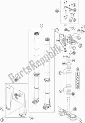 forcella anteriore, pinza tripla