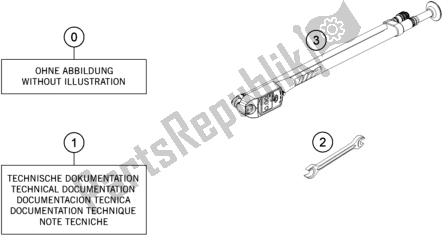All parts for the Seperate Enclosure of the KTM 450 XC-F US 2019