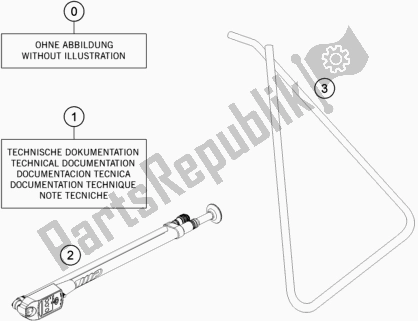 Alle onderdelen voor de Seperate Enclosure van de KTM 50 SX 2018