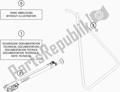 All parts for the Seperate Enclosure of the KTM 50 SX EU 2018