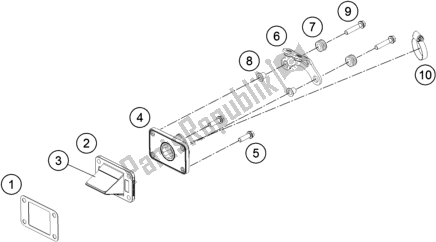 Todas as partes de Caixa De Válvula Reed do KTM 50 SX EU 2020