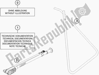 All parts for the Seperate Enclosure of the KTM 50 SX EU 2020