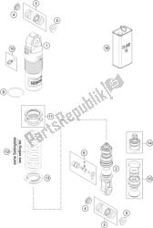 SHOCK ABSORBER DISASSEMBLED