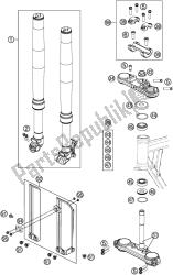 forcella anteriore, pinza tripla