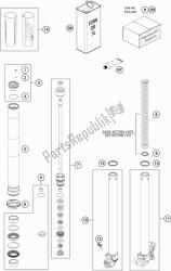 FRONT FORK DISASSEMBLED