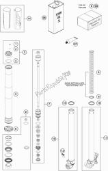 FRONT FORK DISASSEMBLED