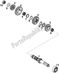 TRANSMISSION I - MAIN SHAFT