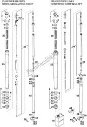 FRONT FORK DISASSEMBLED