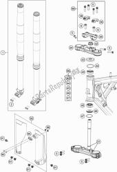 FRONT FORK, TRIPLE CLAMP