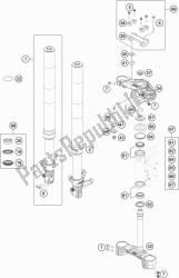 forcella anteriore, pinza tripla