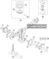 CRANKSHAFT, PISTON